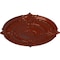 Ekena Millwork Attica Acanthus Leaf Ceiling Medallion (Fits Canopies up to 3 1/4"), 30 1/8"OD x 1 1/2"P, Firebrick CM30ATFIF - alternate 2